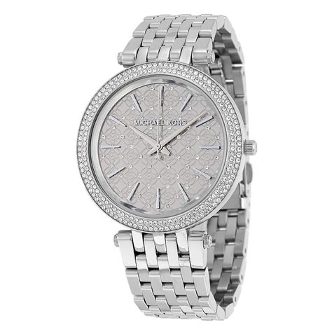 silver michael kors women watch|Michael Kors Watch silver price.